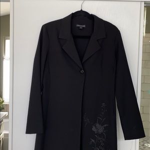 Black blazer pea coat